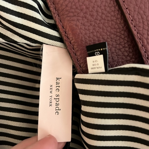 Kate Spade Oakwood Street - Lora Pebbled Leather Hobo PXRU9389 S1008 12/18 - Picture 10 of 10